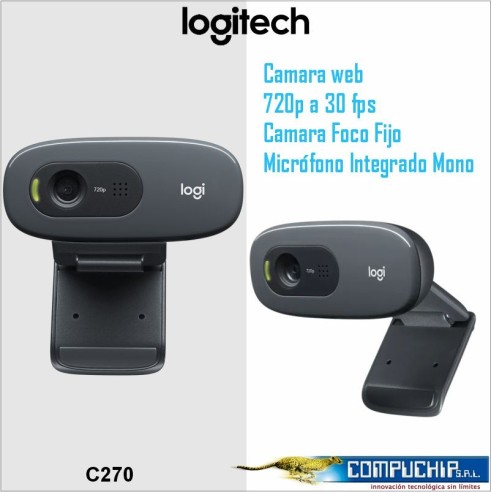 CAMARA WEB LOGITECH C270 HD WEBCAM