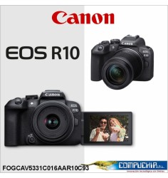 COMBO 93: CAMARA MIRRORLESS CANON EOS R10 RF-S 18-150MM IS STM+ESTUCHE+MEMORIA