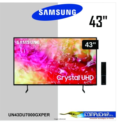 Televisor Samsung 43" LED Crystal 4K UHD Tizen DU7000