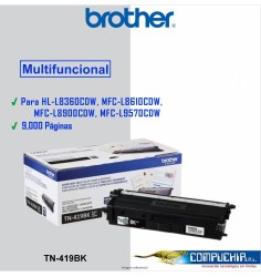 TONER BROTHER TN-419BK L8900CDW 9K PAG.