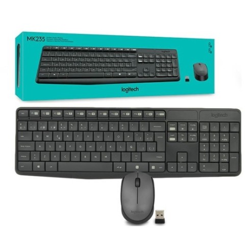 KIT LOGITECH MK235 WIRELESS TECLADO + MOUSE