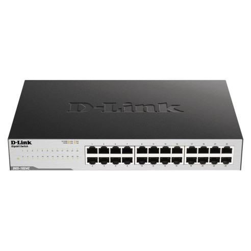 SWITCH D-LINK DGS-1024C DE 24-PORT 10/100/1000MBPS UNMANGED SWIT