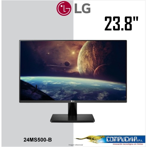 Monitor LG 24MS500-B 23.8" FHD IPS (1920x1080), HDMI x2 / Headphones-Out x1