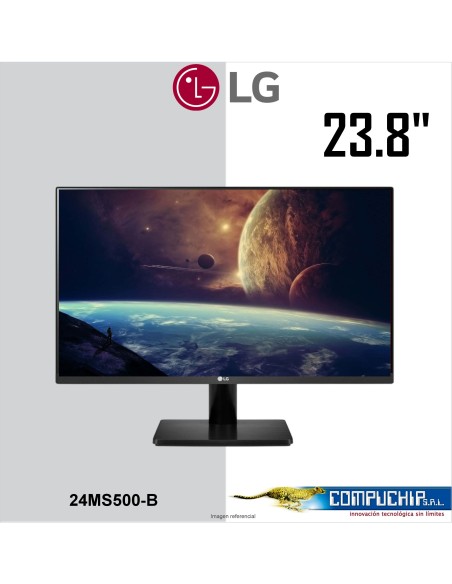 Monitor LG 24MS500-B 23.8" FHD IPS (1920x1080), HDMI x2 / Headphones-Out x1