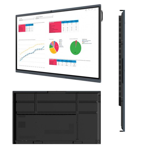 KIT de Pantalla Táctil Interactiva TEROS TE-DP8601DN + Rack portátil TEROS TE-9010S + Modulo de computadora (OPS) TEOPSI741