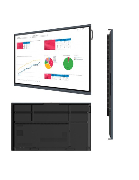 KIT de Pantalla Táctil Interactiva TEROS TE-DP8601DN + Rack portátil TEROS TE-9010S + Modulo de computadora (OPS) TEOPSI741