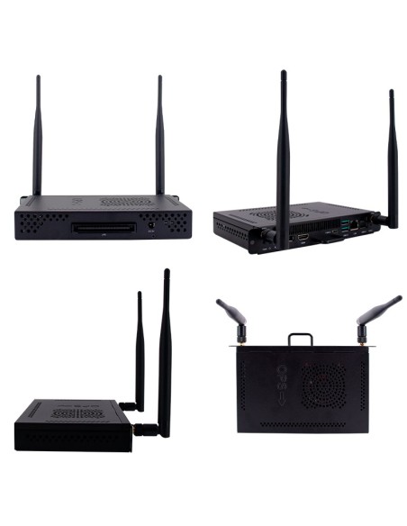 KIT de Pantalla Táctil Interactiva TEROS TE-DP8601DN + Rack portátil TEROS TE-9010S + Modulo de computadora (OPS) TEOPSI741