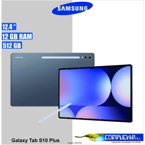 Tablet Samsung Galaxy Tab S10 Plus 12.4" Dynamic AMOLED 2X (2800x1752) (WQXGA+) 120Hz Gray