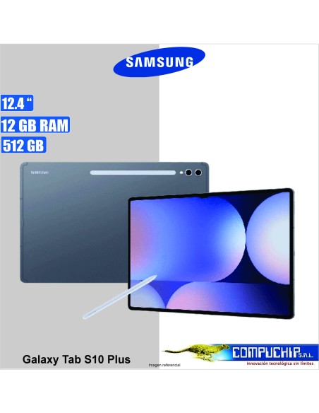 Tablet Samsung Galaxy Tab S10 Plus 12.4" Dynamic AMOLED 2X (2800x1752) (WQXGA+) 120Hz Gray