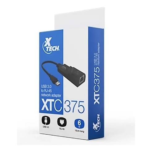 Adaptador de red con conector USB 3.0 a RJ-45