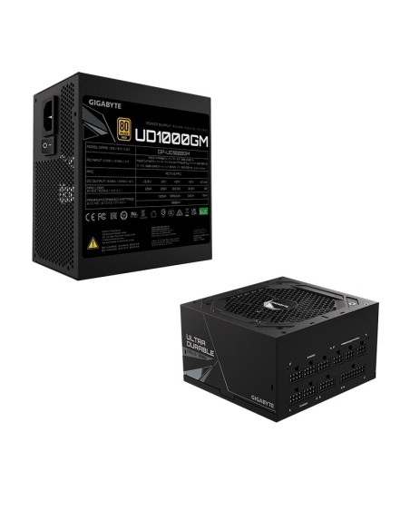 Fuente de alimentación Gigabyte UD1000GM, 1000W, ATX, 80 PLUS Gold Certified