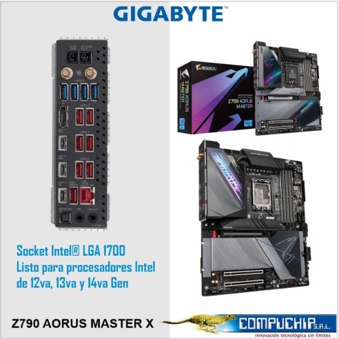 MOTHERBOARD GIGABYTE INTEL Z790 AORUS MASTER X 1.0