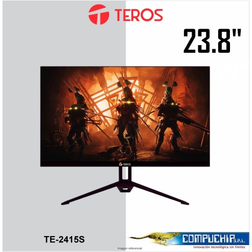 Monitor plano TEROS TE-2415S, 23.8" FHD IPS, HDMI, DP