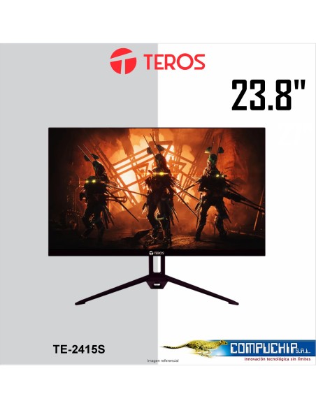Monitor plano TEROS TE-2415S, 23.8" FHD IPS, HDMI, DP