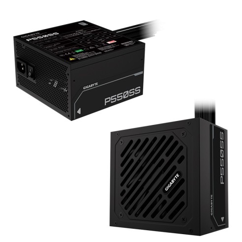 Fuente de alimentación Gigabyte P550SS, 550W, 80 PLUS Silver, Formato ATX.