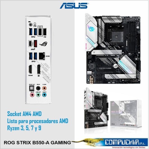 Motherboard ASUS ROG STRIX B550-A GAMING, Chipset AMD B550, Socket AMD AM4, ATX