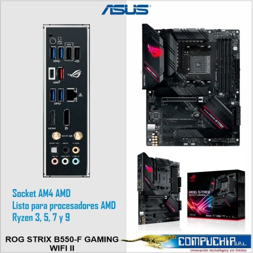 Motherboard ASUS ROG STRIX B550-F GAMING WIFI II, Chipset AMD B550, Socket AMD AM4, ATX
