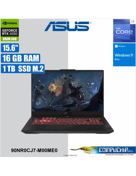 Notebook ASUS FX507VU-LP180, 15.6" FHD Value IPS, Core i7-13620H hasta 4.90GHz, 16GB DDR5, RTX4050