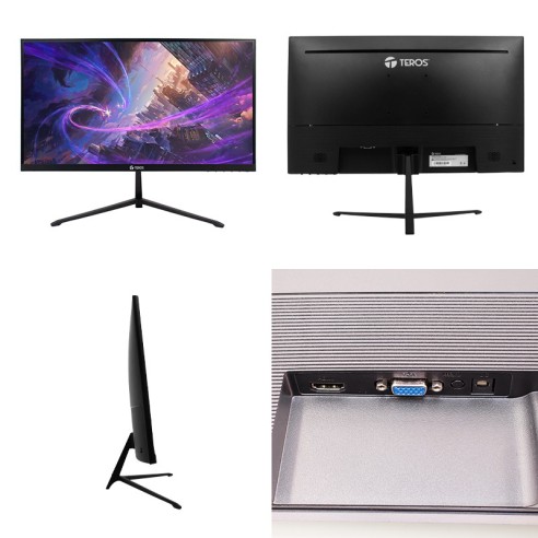 Monitor Teros TE-2128S, 21.5" IPS, 100Hz, 1920x1080, Full HD, HDMI, VGA, VESA, FREESYNC