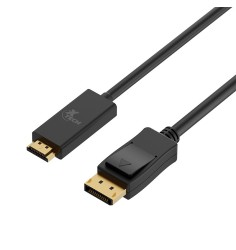 Cable Xtech XTC359, DisplayPort macho a HDMI macho, 3m, 30AWG