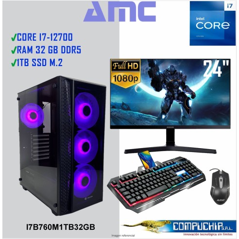 PC Intel Core i7-14700 2.10/5.40GHz, 16GB DDR5, 1TB M.2 SSD
