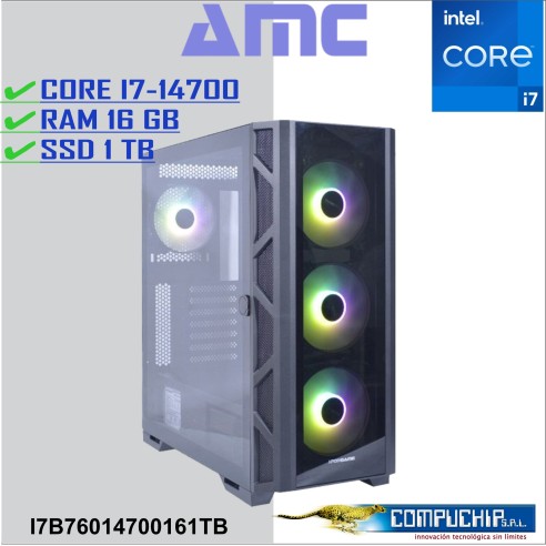 PC Intel Core i7-14700 2.10/5.40GHz, 16GB DDR5, 1TB M.2 SSD