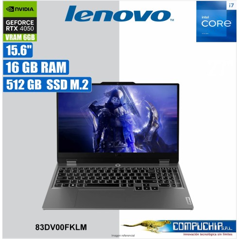 Notebook Lenovo LOQ 15IRX9 15.6" FHD IPS, Core i7-13650HX 2.6/4.9GHz 16GB DDR5-4800MHz