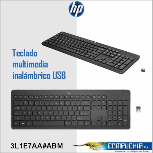 Teclado inalámbrico Sem Fio HP 230