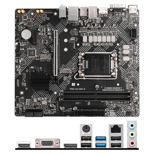 Motherboard MSI PRO H610M-G,Chipset Intel H610, LGA1700, mATX