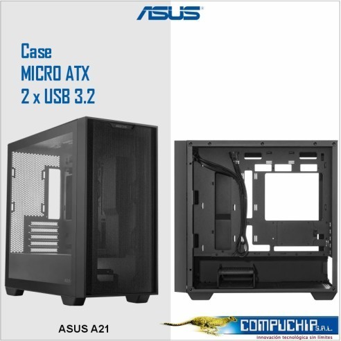 El gabinete micro-ATX ASUS A21