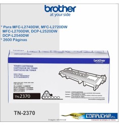 TONER BROTHER TN-2370 2600 PÁGINAS.