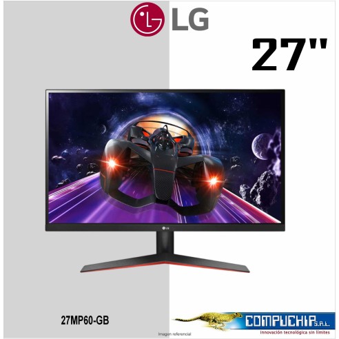 Monitor Plano LG 27MP60G, 27", FHD IPS, 75Hz, 5ms, HDMI, DP, VGA