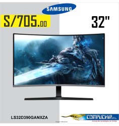 Monitor Curvo FHD de 32" LS32D390GANXZA