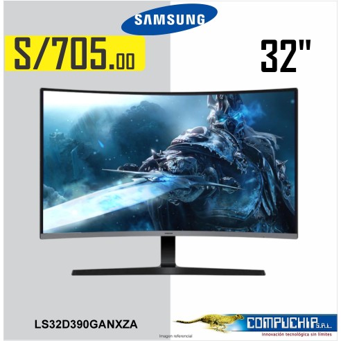 Monitor Curvo FHD de 32" LS32D390GANXZA