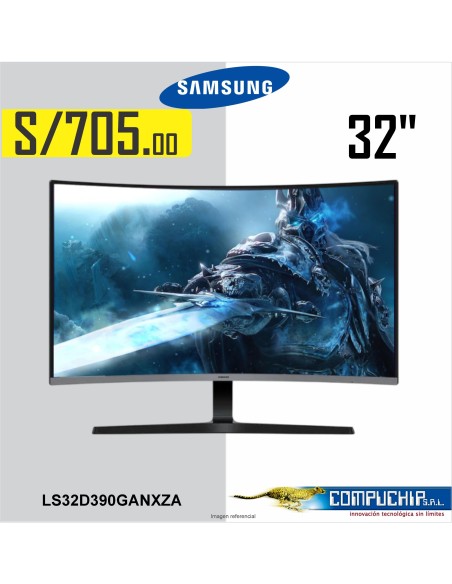 Monitor Curvo FHD de 32" LS32D390GANXZA