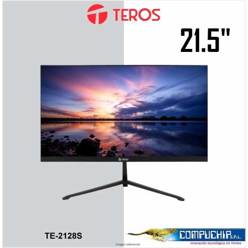 Monitor Teros TE-2128S, 21.5" IPS, 100Hz, 1920x1080, Full HD, HDMI, VGA, VESA, FREESYNC