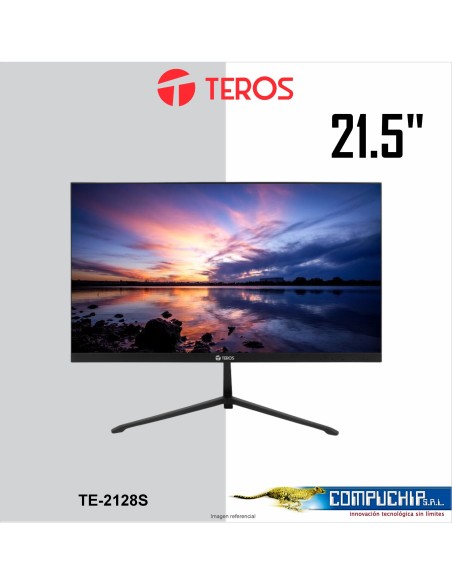 Monitor Teros TE-2128S, 21.5" IPS, 100Hz, 1920x1080, Full HD, HDMI, VGA, VESA, FREESYNC
