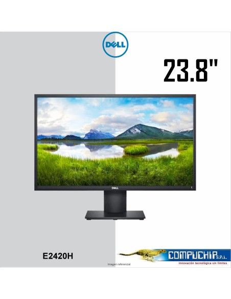 MONITOR DELL E2420H, 23.8", WLED FHD, 1920X1080, VGA / DP / 100 - 240 VAC.