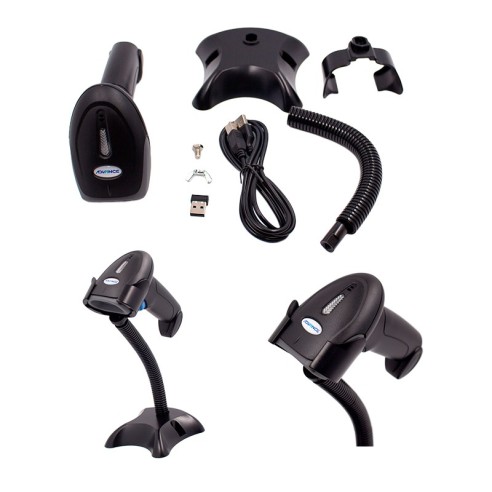 Escáner de Codigo de Barras 1D y 2D Wireless Advance ADV-6013, 2.4G ,incluye reposador