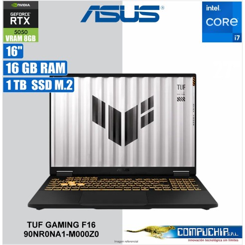 Notebook ASUS TUF Gaming F16, 16" WUXGA IPS (1920x1200) Core i7-14650HX 2.2 / 5.2GHz