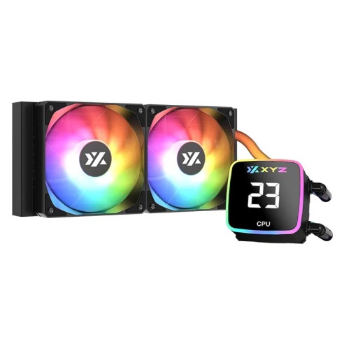REFRIGERACION LIQUIDA XYZ AQUAPULSE AIO DIGITAL 240 BLACK