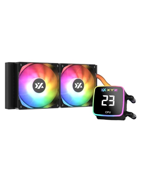 REFRIGERACION LIQUIDA XYZ AQUAPULSE AIO DIGITAL 240 BLACK