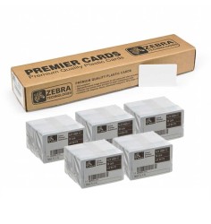 TARJETAS DE PVC ZEBRA - POLICLORURO DE VINILO - PAQUETE DE 500