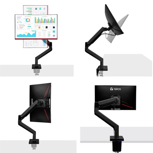 Rack para Monitor de 22" a 35" / Brazo Soporte TEROS TE-7113