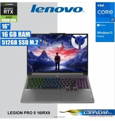 Laptop Lenovo Legion Pro 5 16IRX9, 16" FHD IPS, Core i7-14700HX 5.5GHz, 16GB DDR5-5600