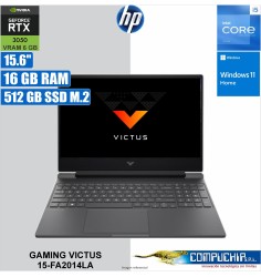 Laptop Gaming VICTUS 15-fa2014la, Intel Core i5, 16 GB DDR4 3200MHz, 512 GB SSD, 15.6 FHD, Windows 11 Home