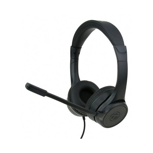 Audífono Teros TE-8036N (Headset), Negro, USB