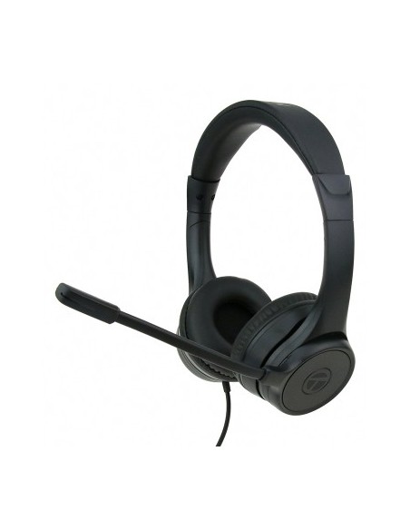 Audífono Teros TE-8036N (Headset), Negro, USB
