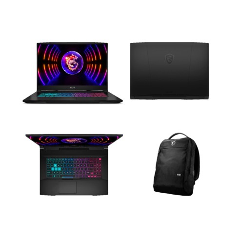 Notebook Gaming MSI Katana 17 B13VFK, 17.3" FHD IPS Core i7-13620H hasta 4.9GHz, 16GB DDR5