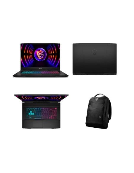Notebook Gaming MSI Katana 17 B13VFK, 17.3" FHD IPS Core i7-13620H hasta 4.9GHz, 16GB DDR5